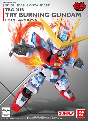 Bandai SDEX SD Ex-standard Series – TBG-0IIB Try Burning Gundam
