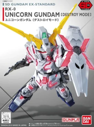 Bandai SDEX SD Ex-standard Series - RX-0 Unicorn Gundam [Destroy Mode]